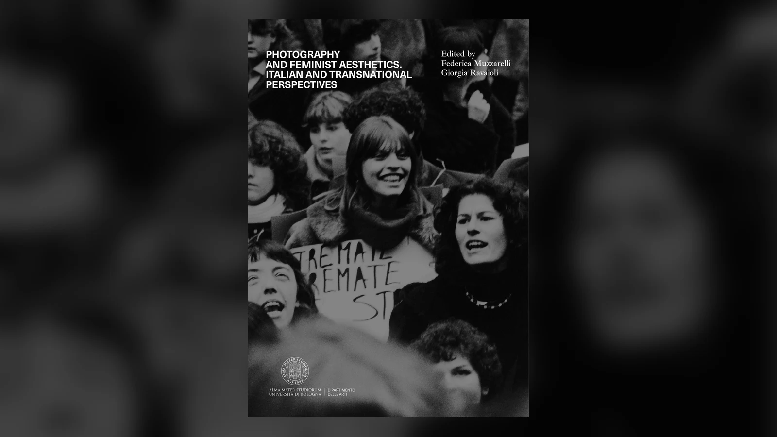 Licensed cover of Photography and Feminist Aesthetics centered over a softly blurred extension of the same black-and-white image.